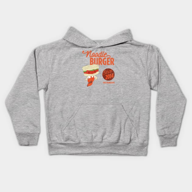 Northern California Burger Chain Kids Hoodie by Heyday Threads